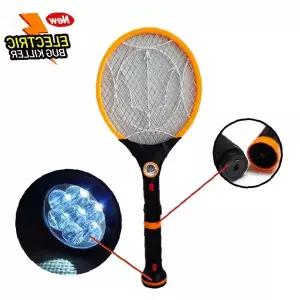 충전식 전기 해충 퇴치 라켓 실내 야외 캠핑 텐트 모기 파리 벌레 잡는 손전등