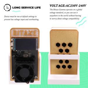 L19-Bitaxe Gamma 601 Solo Miner 18W 1.2TH/S BM1370 Asic 칩 S21 Pro 비트코인 BTC 채굴기, AU 플러그)