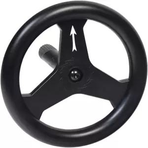 볼트와 웨지가 장착된 알베이테크 스티어링 휠로 면도기 크레이지 카트 및 변속기