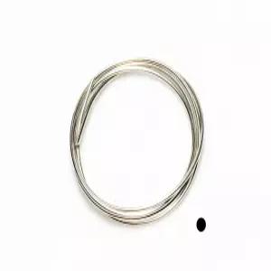 18 게이지 니켈 실버 와이어 CDA 752 합금 주얼리 등급 데드 소프트 라운드 미국산 크래프트 5피트