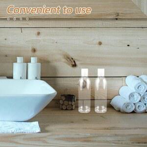 6PCS 250ML 휴대용 여행 방지 가능 누출 용기 로션 세트 미니 샴푸 리필 디스펜서