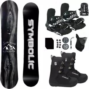 심볼릭 매듭 스노보드 바인딩 부츠 블랙 스트랩 스톰프 마스크 프리라이드 프리스타일 올 마운틴 컴플리트