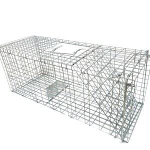 자동 고양이 잡기 케이지 접이식 페달 외부 단일 구조용 동물 장치 대형