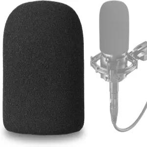 선몬 AT2035 윈드스크린 커버 오디오 테크니카 마이크를 위한 완벽한 마이크 팝 필터 폼 커버를 깨끗한