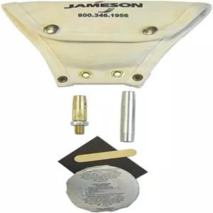 굿 버디 3/8인치 낚시 액세서리 키트 오리지널 II III와 호환되며 페룰 에머리 천 에폭시 캔버스 파우치