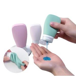 휴대용 리필 가능한 실리콘 60 세안 90ML 로션 모이스처라이저 세면 용품 샴푸 세트 ML 샤워 여행