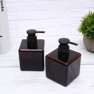 6개입 샴푸 헤어 컬러 갈색 펌프 보관용 비누용