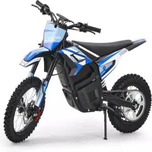 전기 먼지 자전거 2200W 오토바이 최대 시속 31마일 및 35마일 주행 거리 14인치/12인치 타이어 오프로드