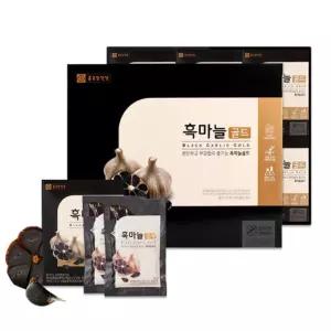 종근당건강 흑마늘골드 80ml 60포 건강즙 선물세트 쇼핑백포함