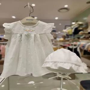 [AK수원점] [압소바] (출산,백일,돌선물)갸드무소원피스(바지모자)(A1313015)