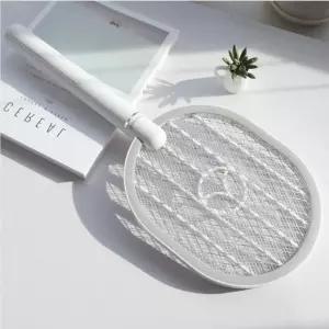 전기 파리채 모기 퇴치기 해충 박멸 2중 안전 장치 화이트 디자인 벌레 퇴치