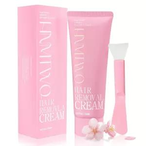 다리 팔 겨드랑이용 제모 크림 - 플로럴 바닐라 향이 나는 무통 여성 및 남성을 위한 순한 포뮬러 8분 만에