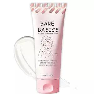 여성용 베어 베이직 제모 크림 - 비타민 E B5가 함유된 순한 노쉐이브 부드럽고 실크 같은 피부를 위한