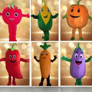 채소 인형탈 코스프레 오이 당근 옥수수 고추 축제