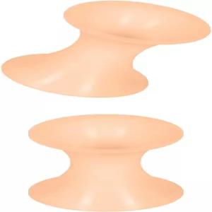 Tvalccoy 실리콘 이어 게이지 유연한 터널 플러그 스트레처 익스팬더 더블 플레어 살코기 피어싱 여성