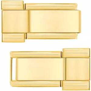 몬앤선즈 실버 골드 10mm 폭 시계 어댑터 스트랩 버클 핏 10-25mm 컨버터 9mm 링크와 호환되는 이탈리아