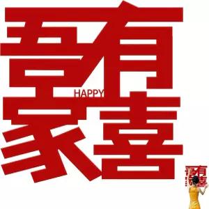 한나 중국식 행복 벽 장식 15인치 신부 침실 문 웨딩룸 및 신혼집 장식용 스티커 수단 우리 가족에게 좋은