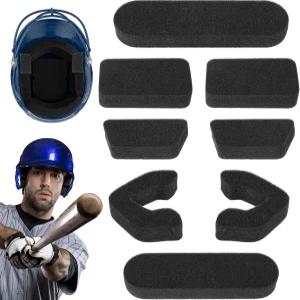 몰레인 유니버설 야구 헬멧 패딩 배팅 교체용 폼 패드 키트 소프트볼 선수용 액세서리 매트 세트