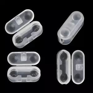 MIDELONG 체인 커넥터 투명 플라스틱 롤러 그늘 비드 교체 수직 로만 블라인드 볼 클립 20팩