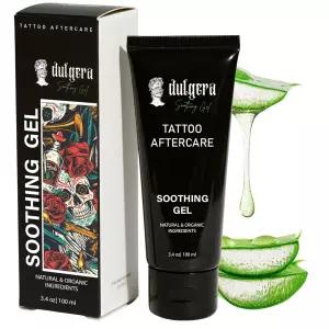 타투 애프터케어 진정 젤 ？ 치유 발적 및 색상 보호 3.4 fl oz (100ml)