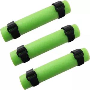 BLNDX 3PCS 테일 낙하 스트랩 방지 1.57x7.87인치 로드 패드 폼 측면 커버 보호 고정 6개의 태클 낚시