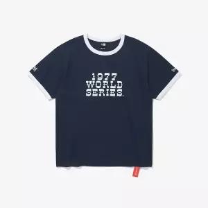 갤러리아 [뉴에라]MLB 뉴욕 양키스 월드 시리즈 링거 티셔츠 팀 네이비 1514750