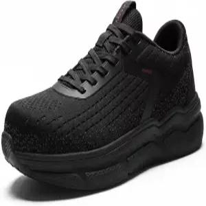 피크VIP 남성 정형외과용 스틸 토슈즈 방수 및 아치 지지대로 하루 종일 서 있을 수 있음 와이드 토박스