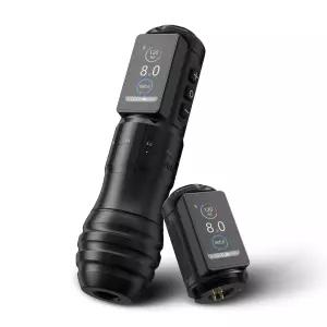 키스 오브 드래곤 트래블러-T2 무선 타투 머신 42mm 그립 펜 엑스트라 프로페셔널 2000mAh 배터리로