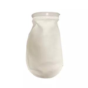 PRM 100 마이크론 액체 필터 백 ？ 폴로필렌 링이 있는 50팩 폴리에스터 펠트 1 사이즈 71/16인치 직경 x