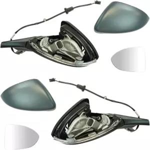 골프 런칭 에디션/S/SE/TDI SEL 2015 베이스 2016 플라스틱 전면 좌측 우측 텍스처 그레이용 미러 페어에