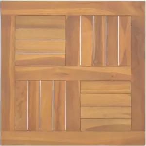 애니콜 사각 테이블 상판 19.7 x19.7 x1 솔리드 우드 티크 부품