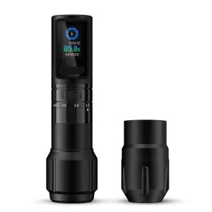 INKin Inferno 무선 타투 머신 6 조정 가능한 스트로크 2.0mm - 4.5mm 40mm 및 36mm 대형 그립의 건
