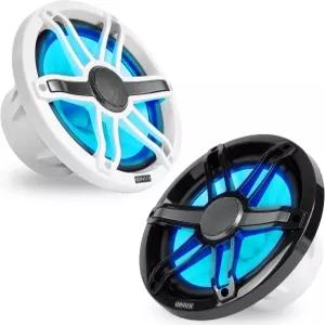 NVX MVSP8 프리미엄 8인치 양방향 해상 동축 스피커페어 750W Max 250W RMS 1인치 실크 돔 트위터