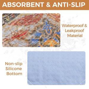 HOMIMP 고양이 매트 지저분함 배변 트래핑 매트 보호 포함 바닥 2팩 상자에서 소변