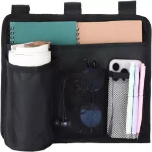 컵 홀더가 있는 휠체어 사이드 백 방수 원단으로 만든 측면에 걸 수 팔걸이 수납 파우치 대부분의 워커