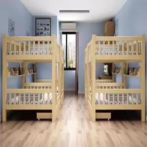 원룸용 기숙사용 이층 벙커 수납형 저상형 슬라이딩 철제