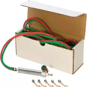 산소/프로판 용융 주조 금 은 브레이징 공예품 5가지 팁이 포함된 납땜 주얼리 토치 키트