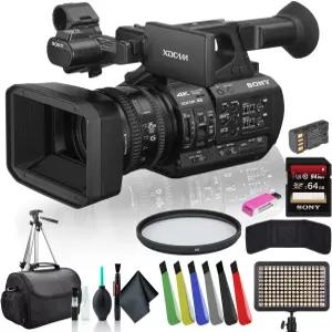 소니 PXWZ190V 4K XDCAM 캠코더PXWZ190V UHD 녹화 25배 광학 줌 삼각대 케이스 LED 라이트 등이 포함된