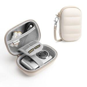 캠코리 DC403 KODAK PIXPRO 베이지 FZ45 여행용 DC402 디지털 하드 호환되는 케이스 카메라 카드 기능 소형 STUYUM SD 수납 FZ55 YINKEASE AF와