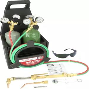 해리스 모델 85601200 포트A토치 디럭스 헤비 듀티 브레이징 용접 및 절단 장비 20 cuft R 산소 실린더 10