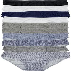 앤드류 스콧 남성용 코튼 컬러 스포츠 브 올 내추럴 속옷 멀티 팩