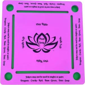 수영장을 위한 풀종 플로팅 마작 테이블 핑크와 그린