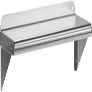 키틀러 NSF 인증 12인치 x 24인치 스테인리스 스틸 벽 마운트 선반 백스플래시 상업용 등급 레스토랑 및