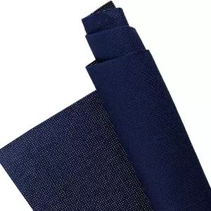 레저 예술의 필수품 다 천 18 카운트 네이비 3pc 벌크 크로스 스티치 원단 자수 제작 및 재봉 프로젝트용