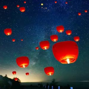 난연 풍등 신년 축제 소원등 연등