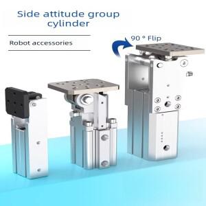HC/3240-4040/W 매니퓰레이터 부품 랙 회전 측면 방향 실린더 그룹 90 ° 산업용 로봇 팔 취급용 플립