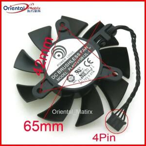 PLA07015B12L-1 EVGA GTX1070TI SC2 하이브리드 그래픽 카드 쿨러 냉각 팬용 12V 0.07A 65mm 4핀