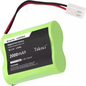 크레인 리모컨 송신기 UJ 송신기와 호환되는 SCESMIA UJZE2024 배터리 교체 2.4V 2000mAh