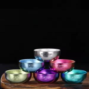 휴대용 티타늄 컵 초경량 식기 소주잔 술잔