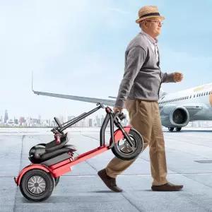 3륜 미니 스쿠터 세발 전동스쿠터 어르신 전기 자전거